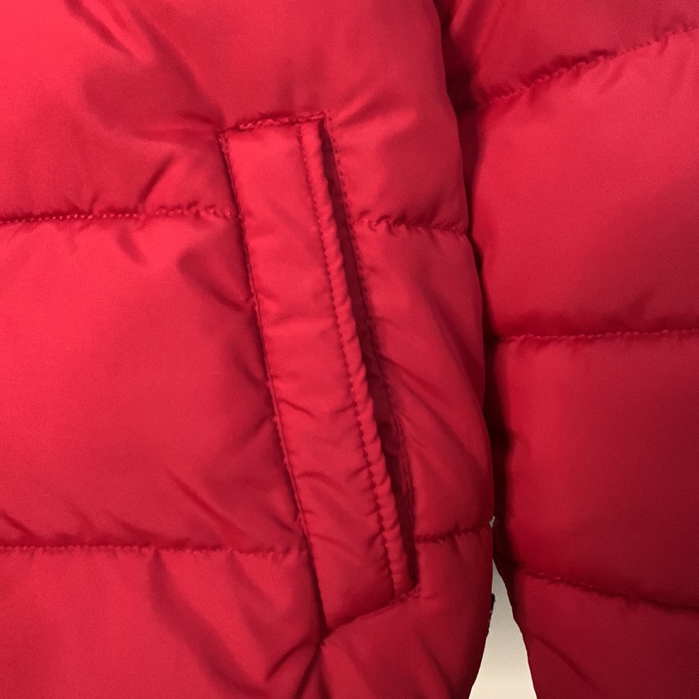 Nautica Toddler Boys Jaket Red Black Water Resistant Lightweight Hooded Size:7 - Picture 4 of 14